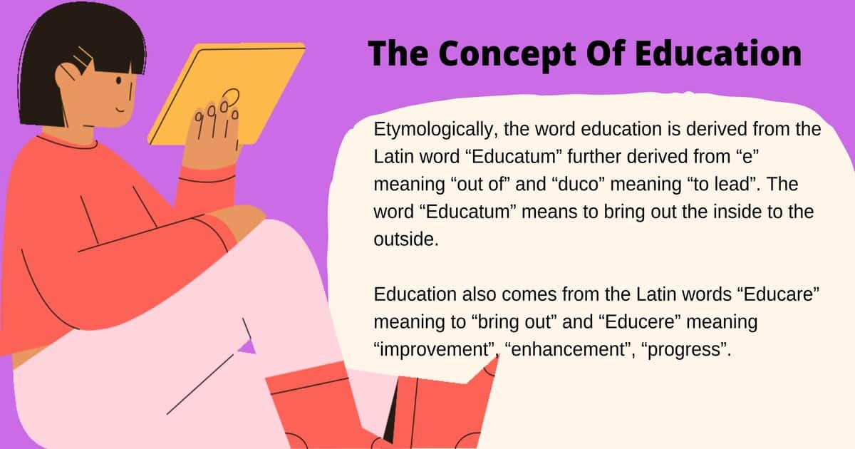 The concept of education