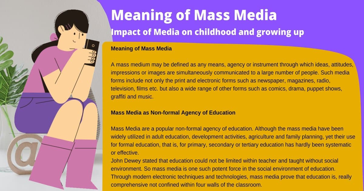 mass media in education