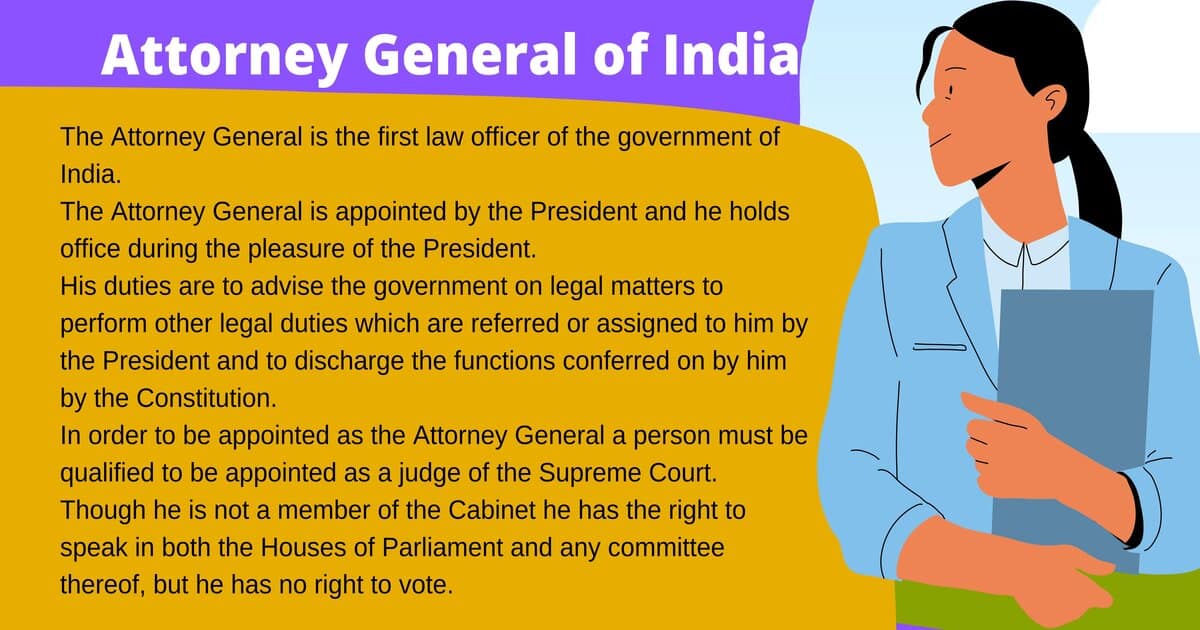 Attorney General of India – General Studies notes