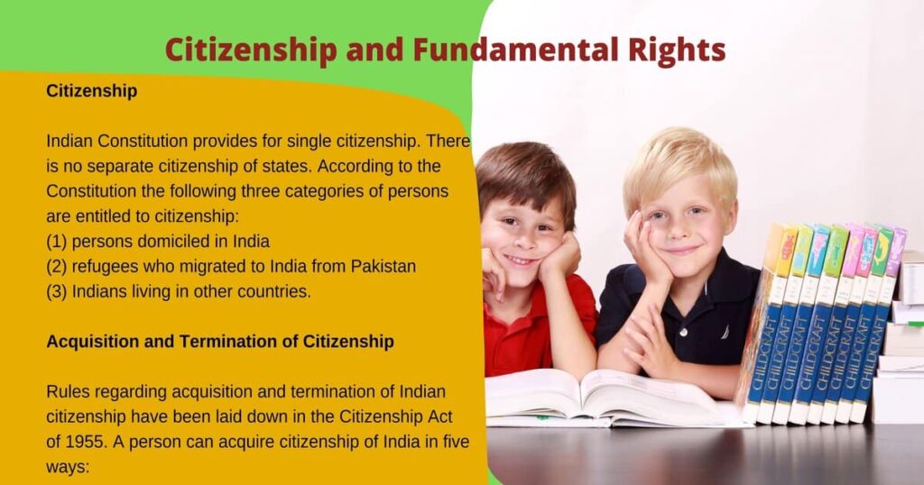 Citizenship and Fundamental Rights