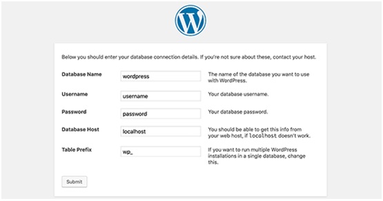 database details