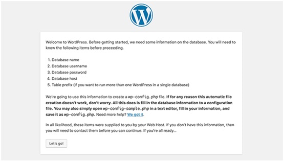 wordpress installation instructions