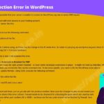 How to Fix Secure Connection Error in WordPress