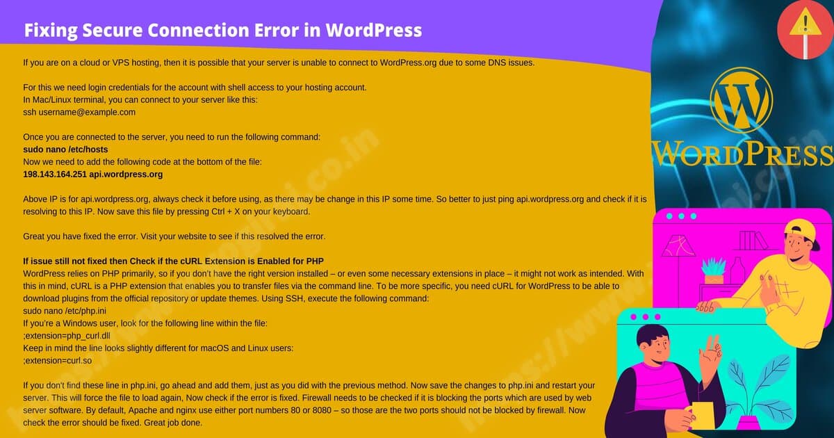 How to Fix Secure Connection Error in WordPress