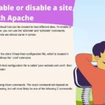 How to enable or disable a site, hosted with Apache