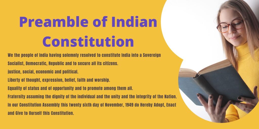 Preamble of Indian constitution