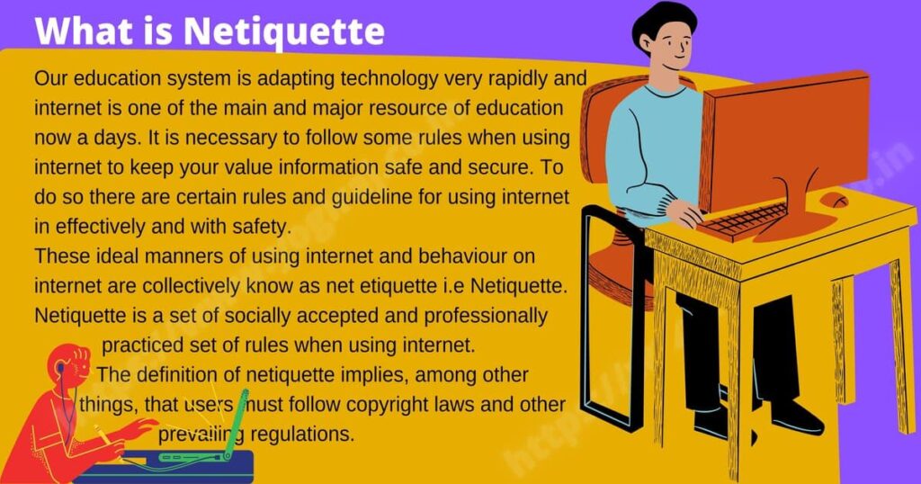 What is netiquette | Net Safety | Netiquette meaning
