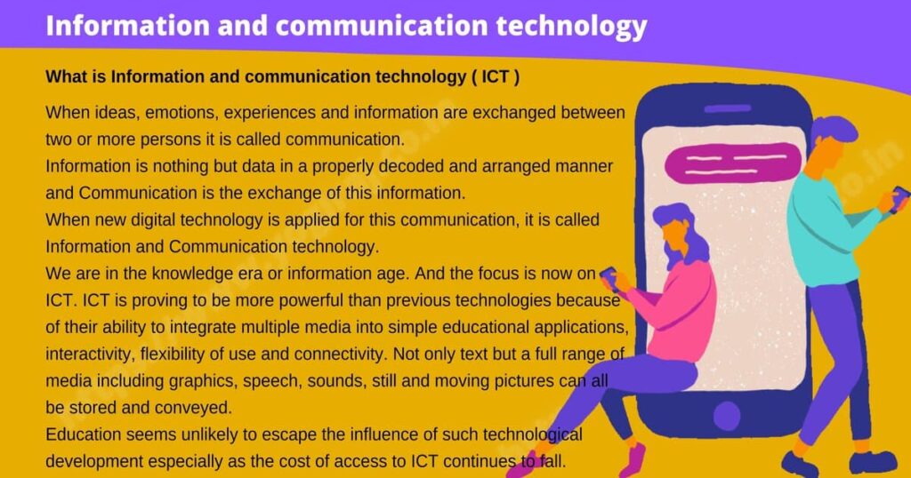 Information and communication technology