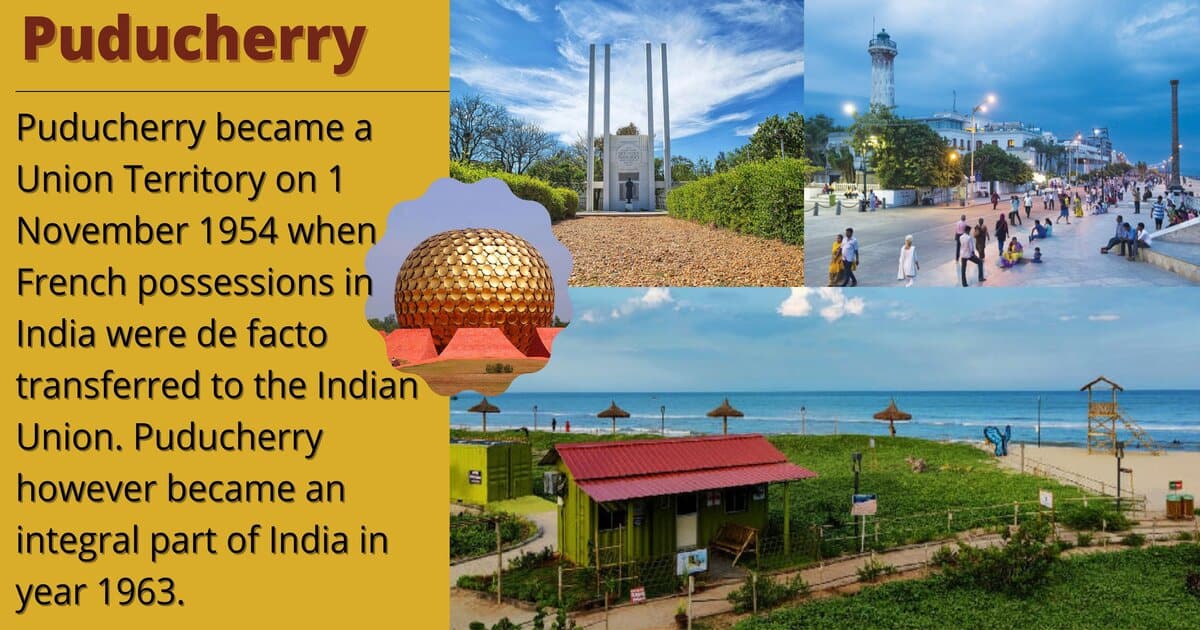 Puducherry a Union Territory of India