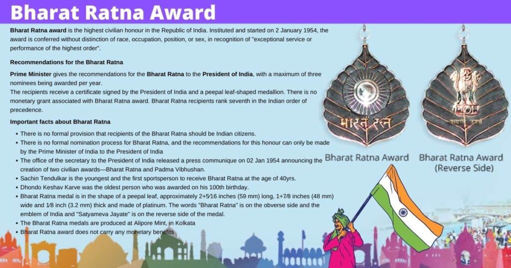 Bharat Ratna | The highest civilian honour of the Republic of India