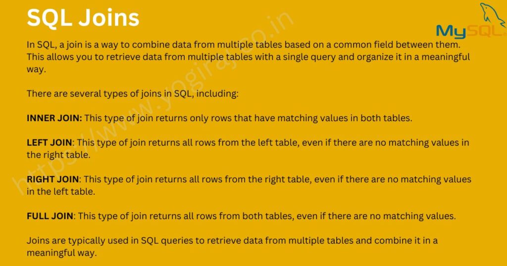 SQL joins