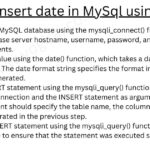 How to insert date in MySql using php