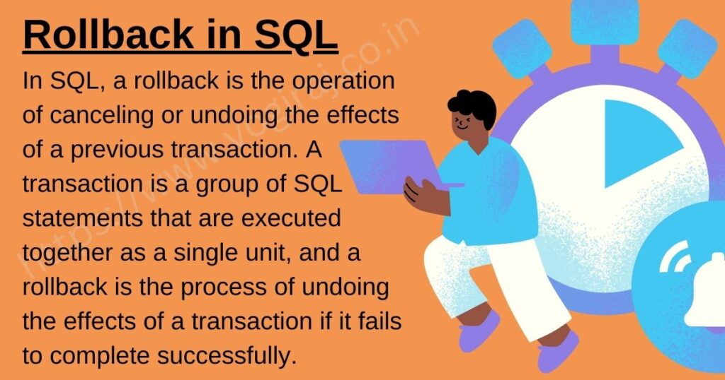 What is rollback in Sql