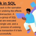 What is rollback in Sql