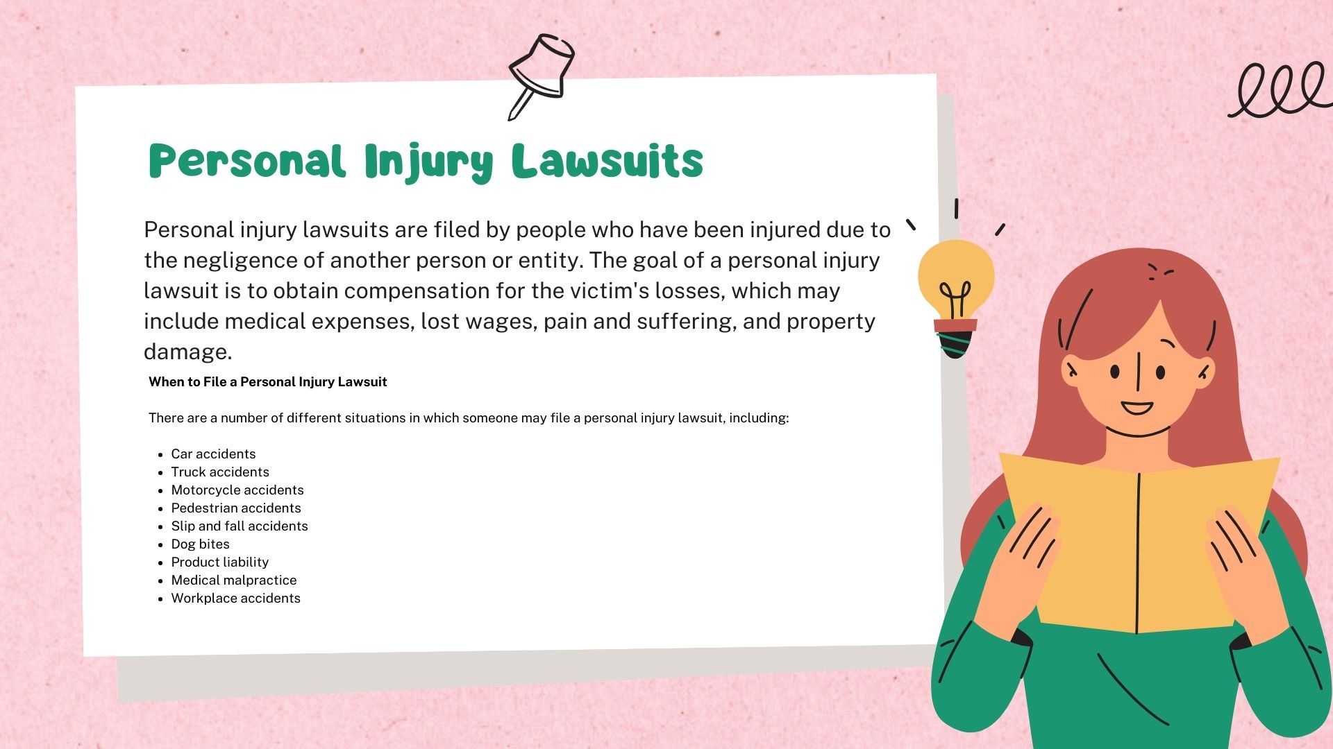Personal injury lawsuits