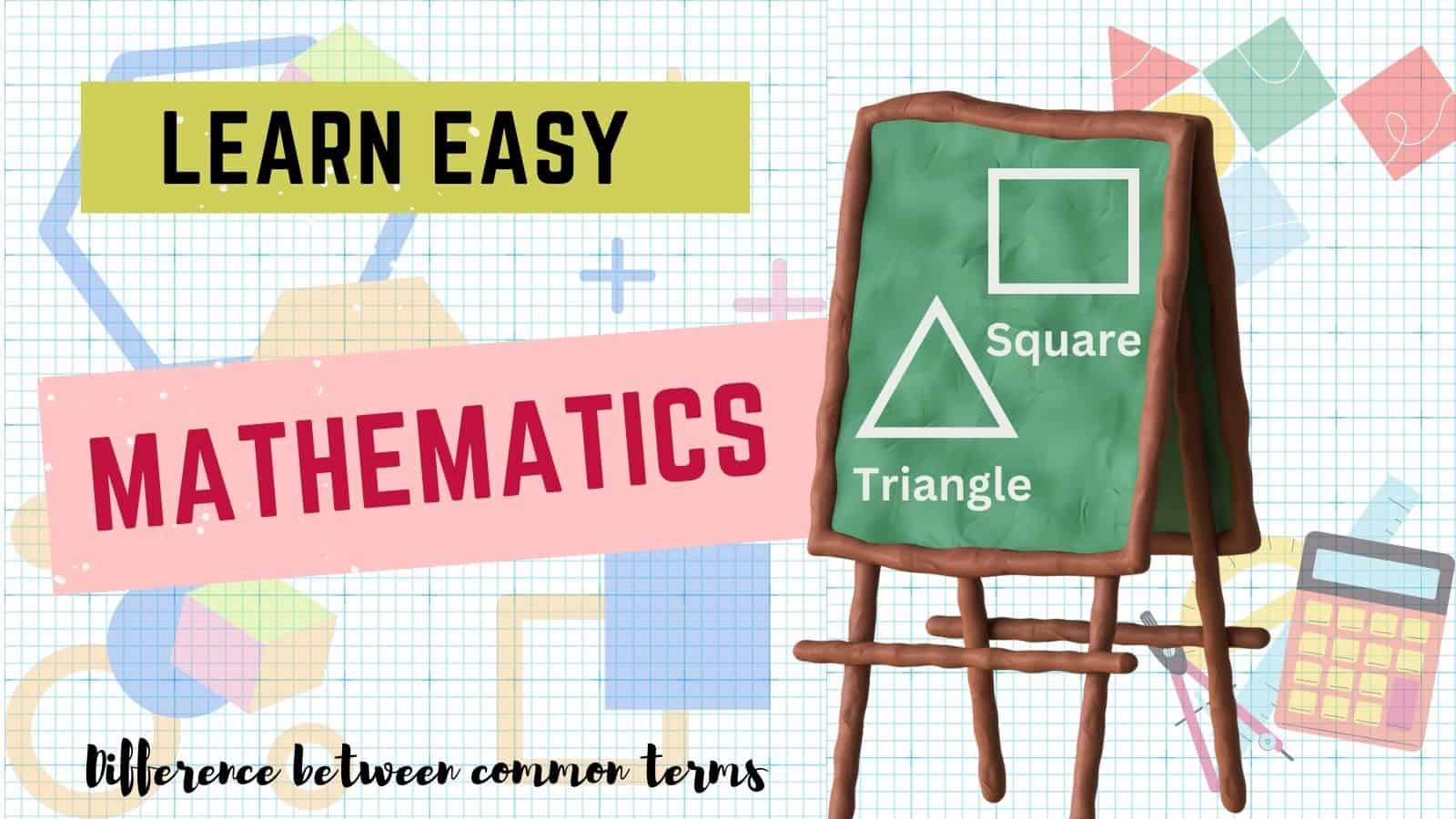Differences between average and mean