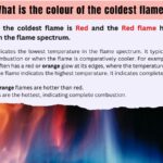What is the colour of the coldest flame?