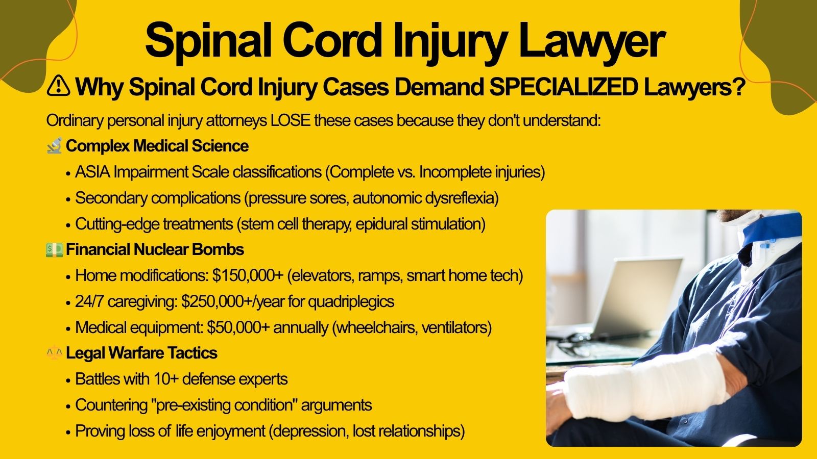 Spinal Cord Injury Lawyer: How to Win LIFE-CHANGING Compensation (2025 Guide)