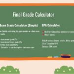 Final Grade Calculator
