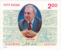 Shri Jehangir Ratanji Dadabhai Tata Bharat Ratna 1992